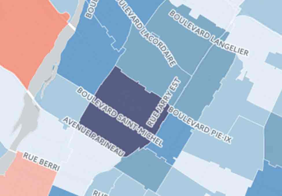 2016 - Portrait économique : St-Michel, un des endroits les plus défavorisés de Montréal